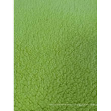 100% polyester Sherpa Fleece Solid Knitting Fabric